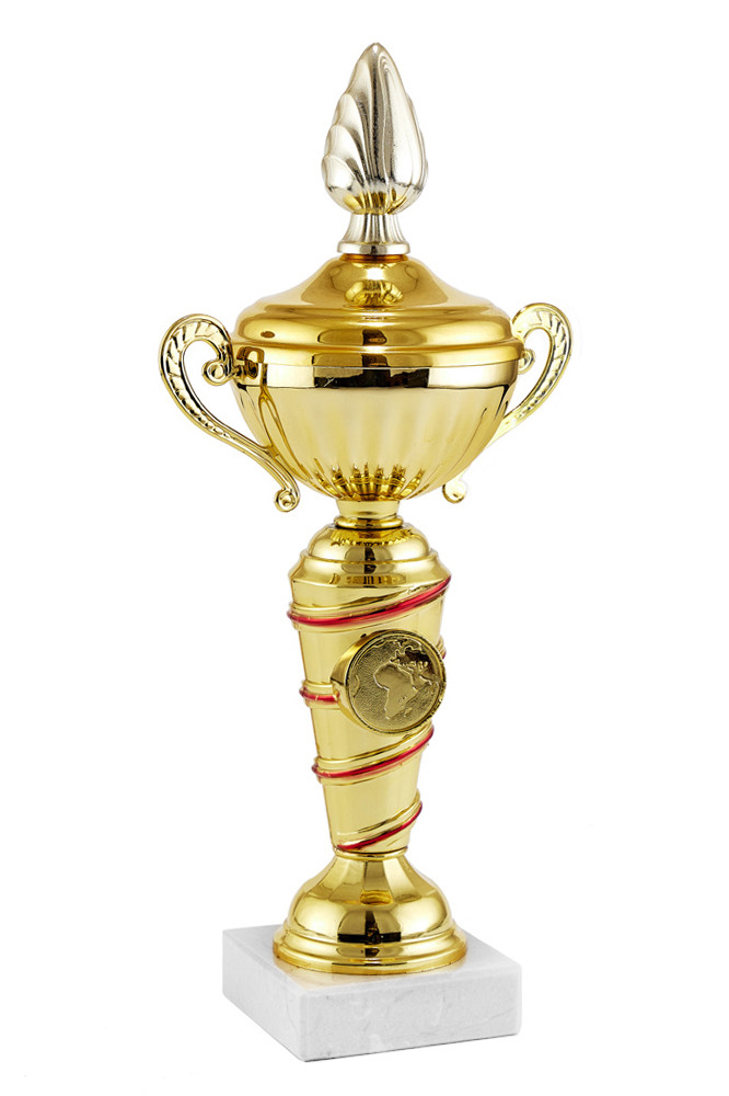 Кубок "Стамбул" на мраморной подставке с крышкой , высота 27 см, чаша 8 см арт.340-190-80К - фото 1 - id-p220113266