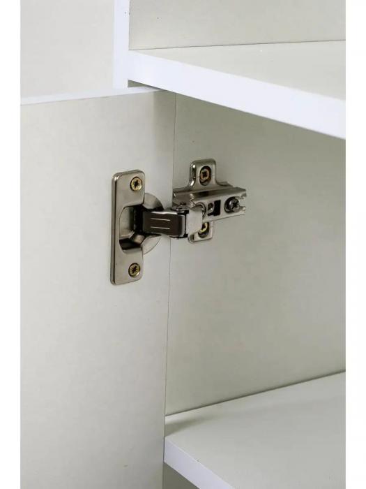 Тумба с ящиком подвесная тумбочка в прихожую белая кухонная навесная Шкаф офисный для документов вещей посуды - фото 8 - id-p220113334