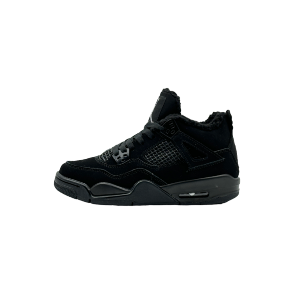 Nike Jordan 4 ALL Black Cat Winter - фото 1 - id-p189480935