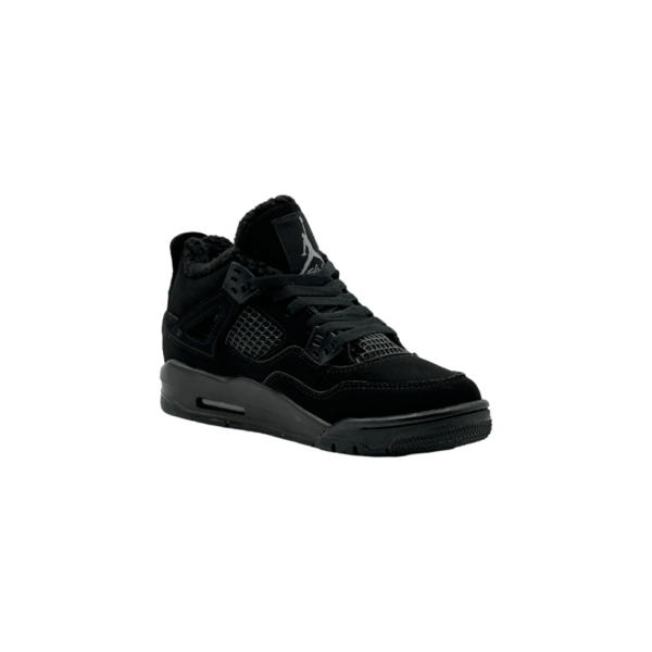 Nike Jordan 4 ALL Black Cat Winter - фото 3 - id-p189480935