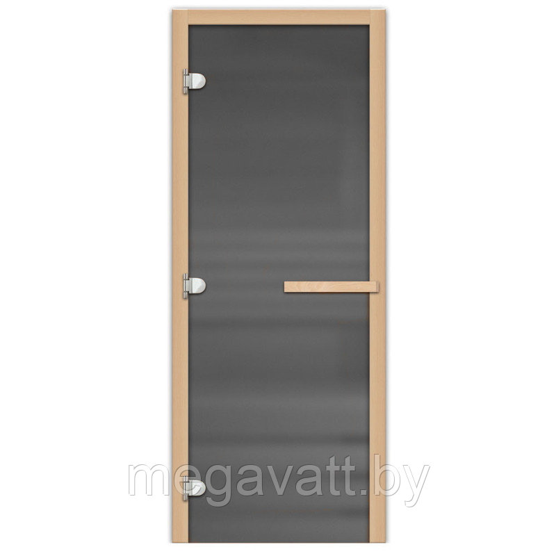 DoorWood 700x1800 "Затмение" (Графит матовое, коробка лиственная)