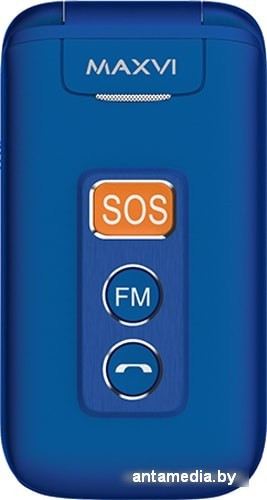 Мобильный телефон Maxvi E5 (синий) - фото 2 - id-p220114216