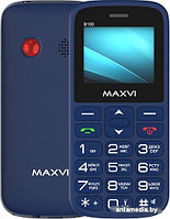 Кнопочный телефон Maxvi B100 (синий)