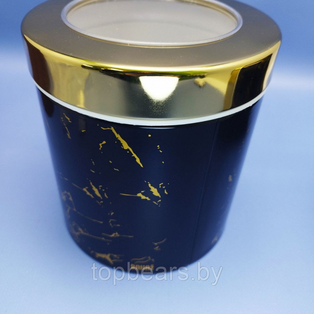 Контейнер для сыпучих продуктов Фаворит металлический Bahaz 2.8 л. / Банка с прозрачной крышкой Металлик - фото 7 - id-p220114522