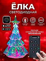 Елка новогодняя Christmas светодиодная с подсветкой 40 см