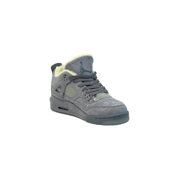 Nike Air Jordan 4 x KAWS Grey Winter - фото 3 - id-p217828487
