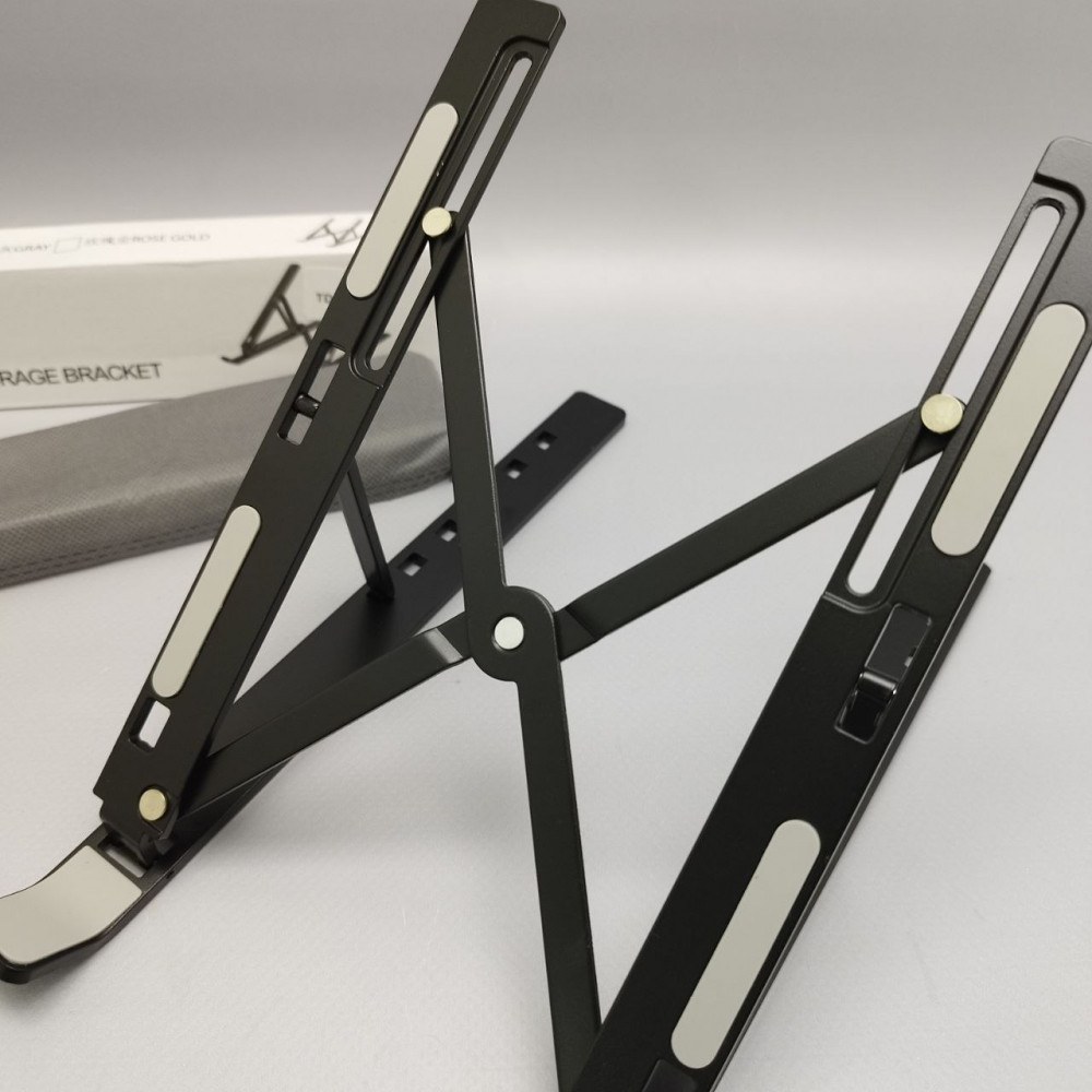 Подставка для планшета, ноутбука LapTop Stand / Держатель металлический регулируемый складной - фото 3 - id-p220114658
