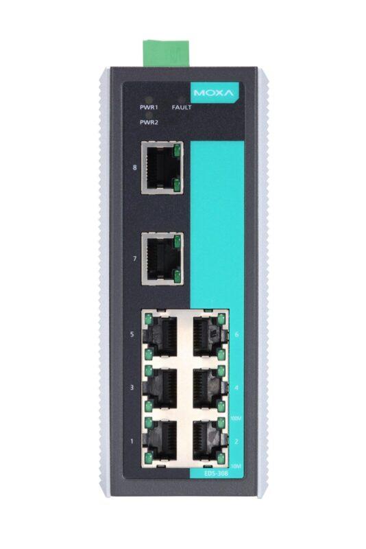 Коммутатор EDS-308-T Ethernet Switch.with 8 10/100BaseTx ports. -40/+75C - фото 1 - id-p219346041