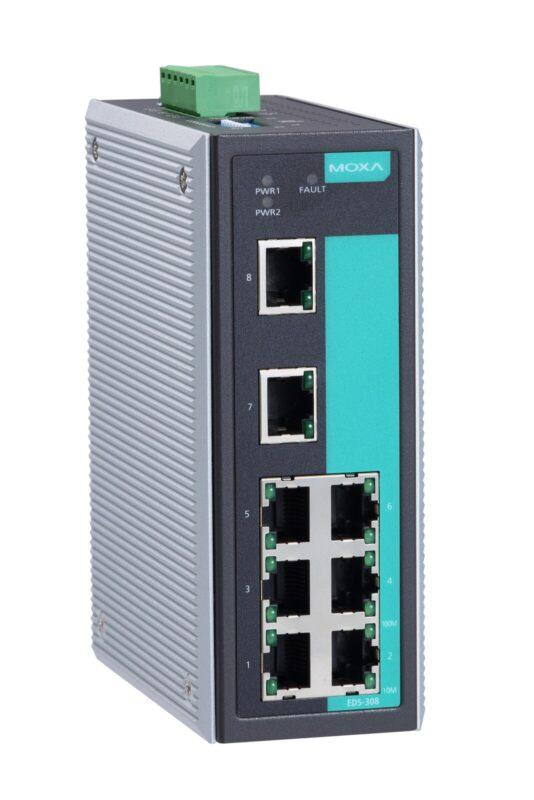 Коммутатор EDS-308-T Ethernet Switch.with 8 10/100BaseTx ports. -40/+75C - фото 2 - id-p219346041