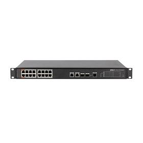 Коммутатор Dahua DH-PFS4218-16ET-190 16x100Mb 2G 16PoE управляемый