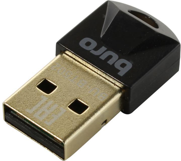 Адаптер USB Buro BU-BT502 Bluetooth 5.0+EDR class 1.5 20м черный - фото 1 - id-p207719329
