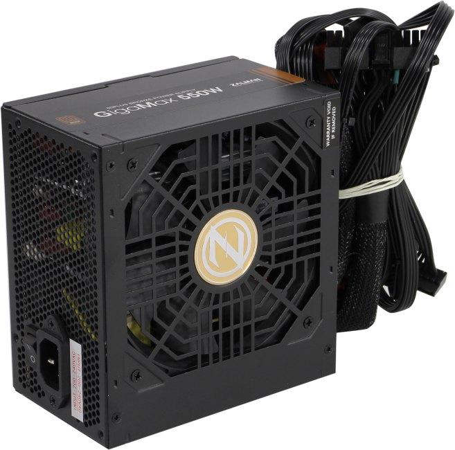 Блок питания Zalman ZM550-GVII Black 550W ATX (24+2x4+2x6/8пин)