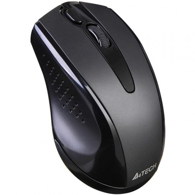 Манипулятор A4Tech V-Track Mouse G9-500FS Black (RTL) USB 4btn+Roll беспроводная уменьшенная - фото 1 - id-p204477564