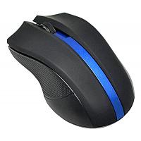 Манипулятор OKLICK Wireless Optical Mouse 615MW Black&Blue 1000dpi (RTL) USB 3btn+Roll 412862