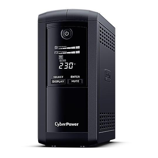 Источник бесперебойного питания Cyberpower. UPS CyberPower VP1000ELCD Line-Interactive 1000VA/550W - фото 1 - id-p203909702