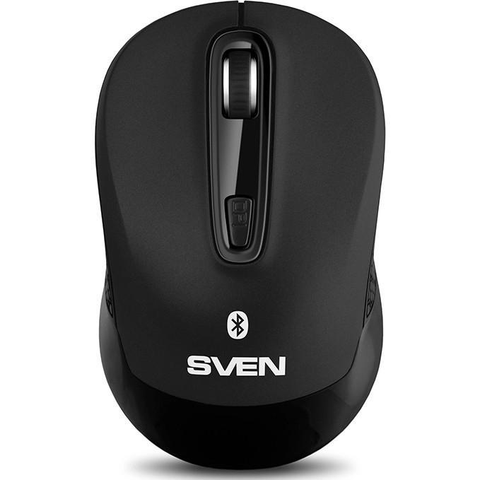 Беспроводная мышь SVEN RX-575SW чёрная (бесш. кл., Bluetooth, 2,4 GHz, 3+1кл. 800-1600DPI, блист.)