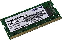 Оперативная память Patriot PSD44G240081S DDR4 SODIMM 4Gb PC4-19200 CL17 (for NoteBook)