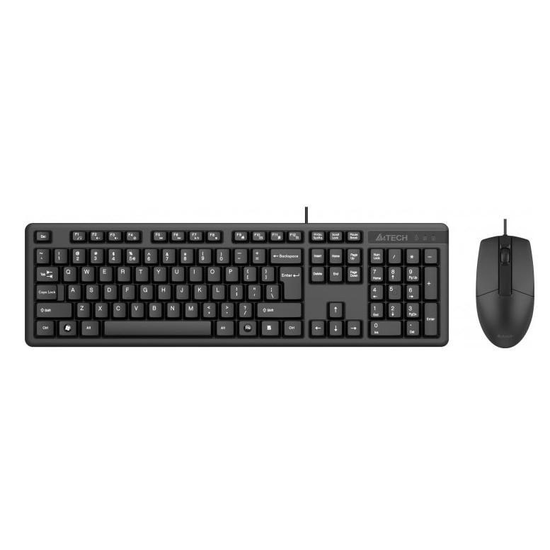 Клавиатура + мышь A4Tech KK-3330S (черный) - фото 1 - id-p212706327