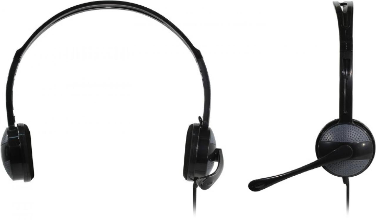 Наушники с микрофоном SVEN AP-151MV Black (с регулятором громкости шнур 1.2м) - фото 1 - id-p214275973