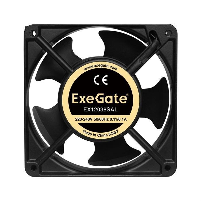 Exegate EX289020RUS Вентилятор 220В EX12038SAL (120x120x38 мм, Sleeve bearing (подшипник скольжения), - фото 1 - id-p203913869
