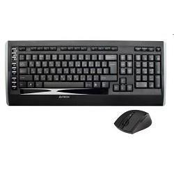 Клавиатура + мышь A4Tech 9300F клав:черный мышь:черный USB беспроводная Multimedia - фото 1 - id-p212710858