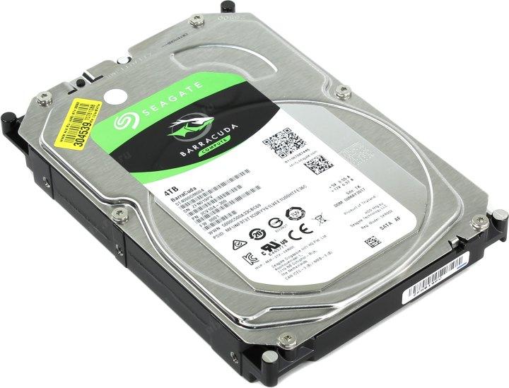 Жесткий диск Seagate Original SATA-III 4Tb ST4000DM004 Barracuda (5400rpm) 256Mb 3.5" - фото 1 - id-p203914362