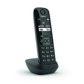 Трубка доп. Dect Gigaset AS690HX черный для AS690