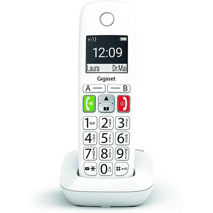 Трубка доп. Dect Gigaset E290HX HSB RUS белый для E290