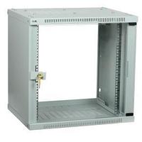 Шкаф монтажный ITK LINEA WE (LWE3-06U64-GF) 6U 600x450мм пер.дв.стекл 50кг серый 400мм 200град. 320мм 20