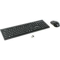 Комплект OKLICK Wireless Keyboard & Optical Mouse 250M Black (Кл-ра USBFM+Мышь 3кн Roll USB FM) 997834