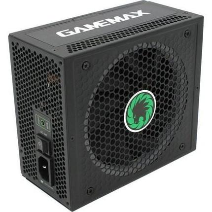 Блок питания GameMax RGB-550 RGB SMART 550W ATX (24+2x4+6/8пин) Cable Management, фото 2