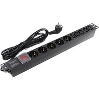 Exegate ServerPro PDU-19H009 Al-5C135S-EU2.5-SW EX280867RUS Блок силовых розеток19"чёрный