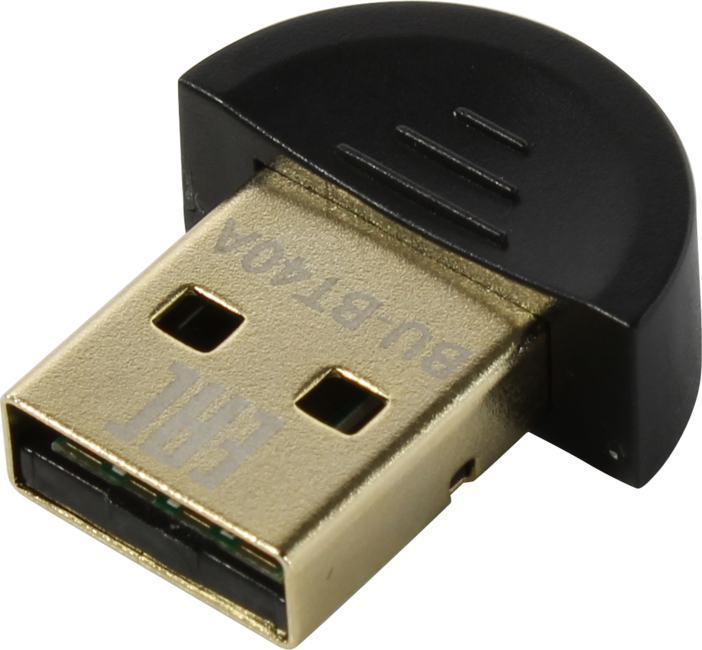 Адаптер USB Buro BU-BT40A Bluetooth 4.0+EDR class 1.5 20м черный - фото 1 - id-p212713683