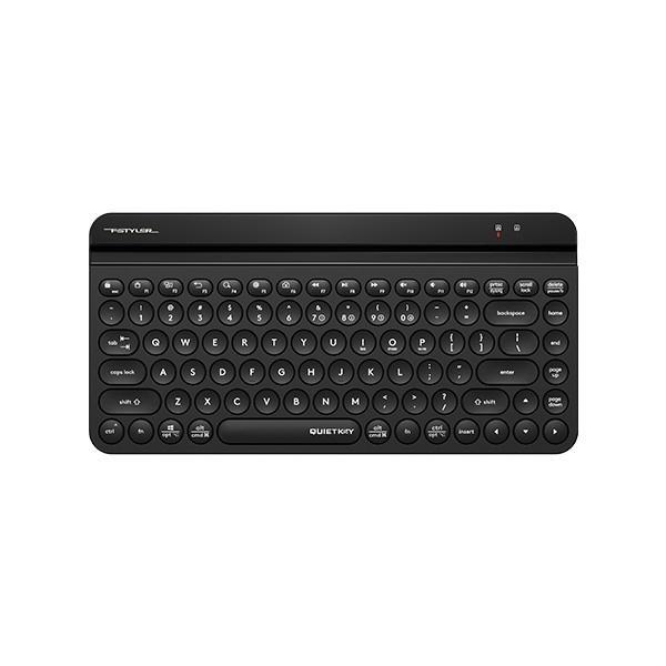 Клавиатура A4Tech Fstyler FBK30 черный USB беспроводная BT/Radio slim Multimedia (FBK30 BLACK) - фото 1 - id-p212729946