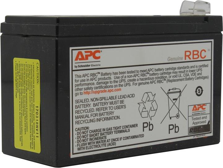 Комплект сменных батарей APC APCRBC110 для источника бесперебойного питания apc Battery replacement kit for - фото 1 - id-p212705174