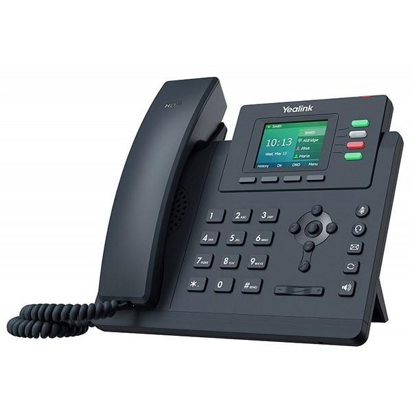 YEALINK SIP-T33P, IP телефон 4 аккаунта, цветной экран, PoE, БП в комплекте, шт (замена SIP-T40P) - фото 1 - id-p211090157
