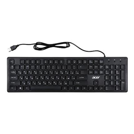 Acer OKW020 [ZL.KBDEE.001] keyboard USB slim black, фото 2