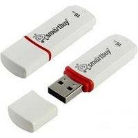 Накопитель SmartBuy Crown SB16GBCRW-W USB2.0 Flash Drive 16Gb (RTL)