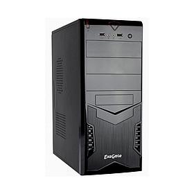 Корпус Miditower ExeGate CP-601-CP500 (ATX, БП CP500 с вент. 8см, 2*USB, аудио, черный) EX261451RUS