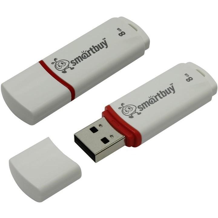 Накопитель SmartBuy Crown SB8GBCRW-W USB2.0 Flash Drive 8Gb (RTL) - фото 1 - id-p220041282