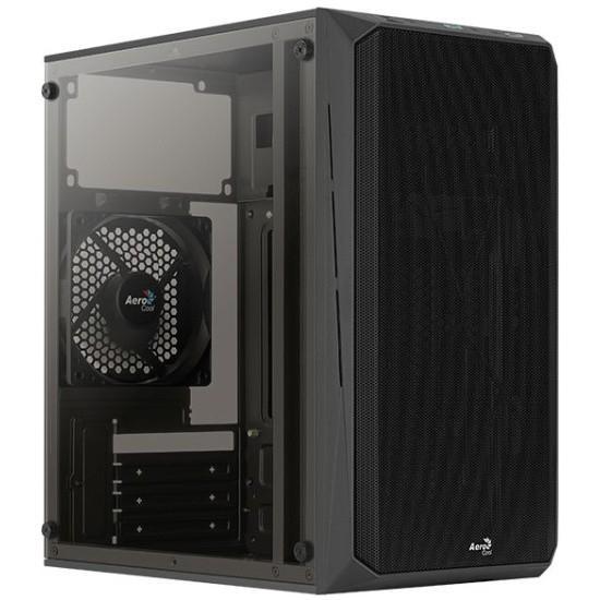 Корпус Aerocool CS-107-A-BK-v2 черный без БП mATX 1xUSB2.0 1xUSB3.0 audio - фото 1 - id-p212719140