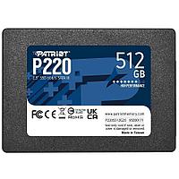 Накопитель SSD 512 Gb SATA 6Gb/s Patriot P220 P220S512G25 2.5"