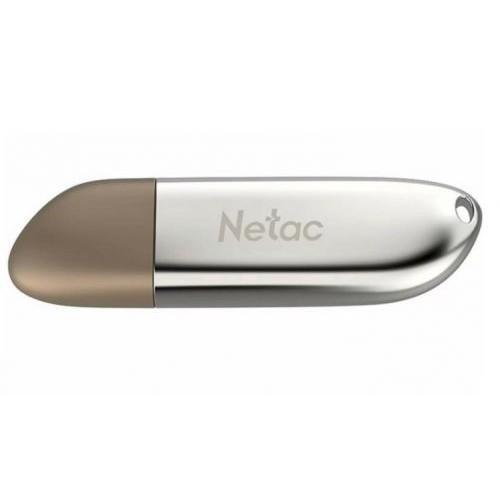 Флешка Netac U352, 16Gb, USB 3.0, Серебристый/Коричневый NT03U352N-016G-30PN - фото 1 - id-p212727664