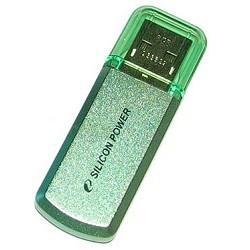 Silicon Power USB Drive 8Gb Helios 101 SP008GBUF2101V1N {USB2.0, Green} - фото 1 - id-p209920387
