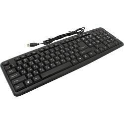 Клавиатура Defender HB-420 RU Black USB 45420 (Проводная, полноразмерная) - фото 1 - id-p212703746