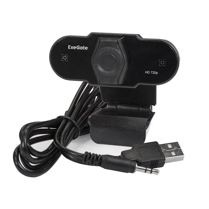 Видеокамера ExeGate BlackView C525 HD EX287386RUS (USB2.0 1280x720 микрофон трипод) - фото 1 - id-p203910208