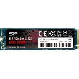 Твердотельный накопитель Solid State Disk Silicon Power P34A80 1Tb PCIe Gen3x4 M.2 PCI-Express (PCIe) - фото 1 - id-p213465016