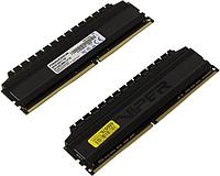 Память DDR4 2x32Gb 3600MHz Patriot PVB464G360C8K Viper 4 Blackout RTL PC4-28800 CL18 DIMM 288-pin 1.35В