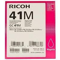 Картридж для гелевого принтера повышенной емкости GC 41M пурпурный Ricoh. Print Cartridge GC 41M