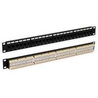 Hyperline PP3-19-48-8P8C-C5E-110D Патч-панель 19", 2U, 48 портов RJ-45, категория 5e, Dual IDC, ROHS, цвет